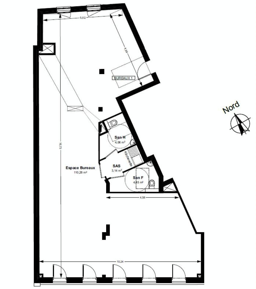 Bureau Aix-en-Provence 388m² Vente bureau Aix-en-Provence Bouches-du-Rhône OVBUR2530222 3